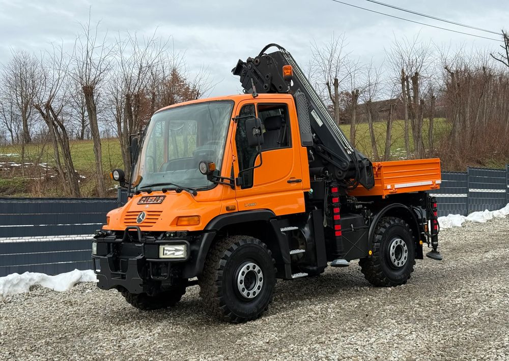 Mercedes-Benz * Mercedes Unimog U 400 * HDS HIAB 166 * Specjalny * Energetyka * Kosz do HDS * Stan Idealny - Бортова вантажівка/ Платформа, Вантажівка з маніпулятором: фото 2 Mercedes-Benz * Mercedes Unimog U 400 * HDS HIAB 166 * Specjalny * Energetyka * Kosz do HDS * Stan Idealny - Бортова вантажівка/ Платформа, Вантажівка з маніпулятором: фото 2