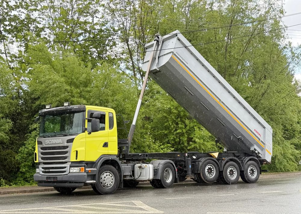 Scania * Zestaw * Scania G400 + Naczepa Kogel Kiper Wywrotka * Sprowadzony * Bardzo Dobry Stan * - Самоскид вантажівка: фото 1 Scania * Zestaw * Scania G400 + Naczepa Kogel Kiper Wywrotka * Sprowadzony * Bardzo Dobry Stan * - Самоскид вантажівка: фото 1