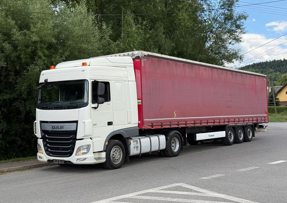 DAF * Zestaw * DAF 106 Euro 6 + Naczepa Krone * Bardzo Dobry Stan - Тягач, Тентований напівпричіп: фото 1 DAF * Zestaw * DAF 106 Euro 6 + Naczepa Krone * Bardzo Dobry Stan - Тягач, Тентований напівпричіп: фото 1