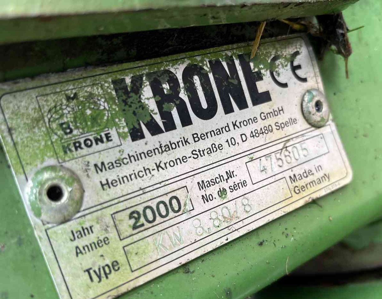 Krone KW 8.80/8 Schudder Tedder Kreiselheuer weidebouwmachines - Сіноворушилка: фото 5 Krone KW 8.80/8 Schudder Tedder Kreiselheuer weidebouwmachines - Сіноворушилка: фото 5