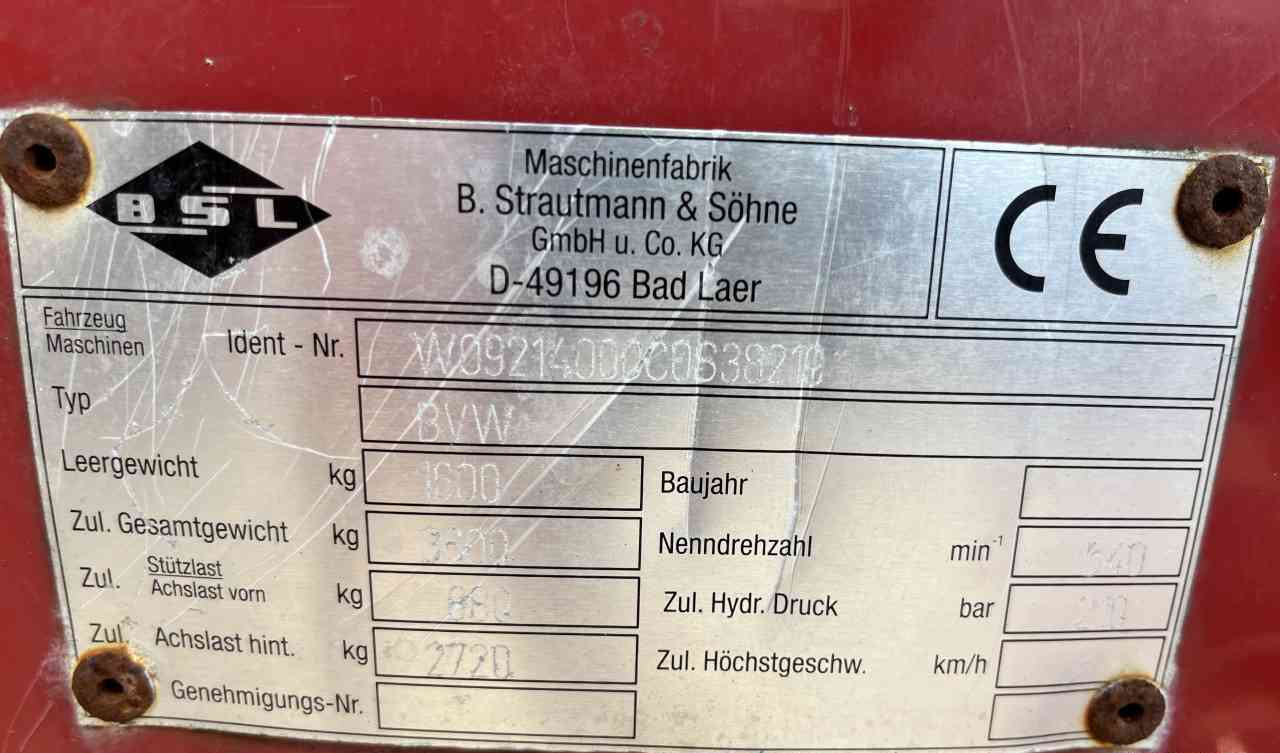 Strautmann BVW Blokkenwagen doseerwagen voermachines - Кормороздавач: фото 5 Strautmann BVW Blokkenwagen doseerwagen voermachines - Кормороздавач: фото 5