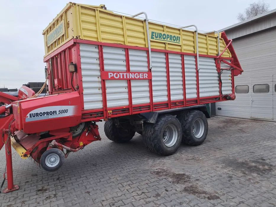 Przyczepa samozbierająca Pottinger Europrofi 5000 - Самозавантажувальний причіп: фото 1 Przyczepa samozbierająca Pottinger Europrofi 5000 - Самозавантажувальний причіп: фото 1