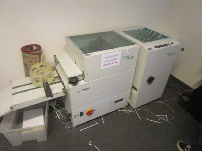 FALZ- UND HEFTMASCHINE NAGEL FOLDNAK 8 MIT TRIMMER - Фальцювальна машина: фото 1 FALZ- UND HEFTMASCHINE NAGEL FOLDNAK 8 MIT TRIMMER - Фальцювальна машина: фото 1