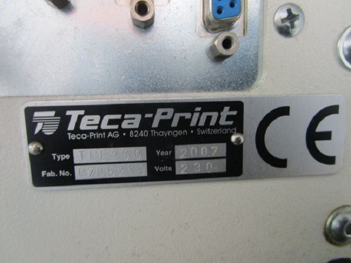 Друкарське обладнання TECA-PRINT TPE 250 TAMPONDRUCKMASCHINE: фото 10