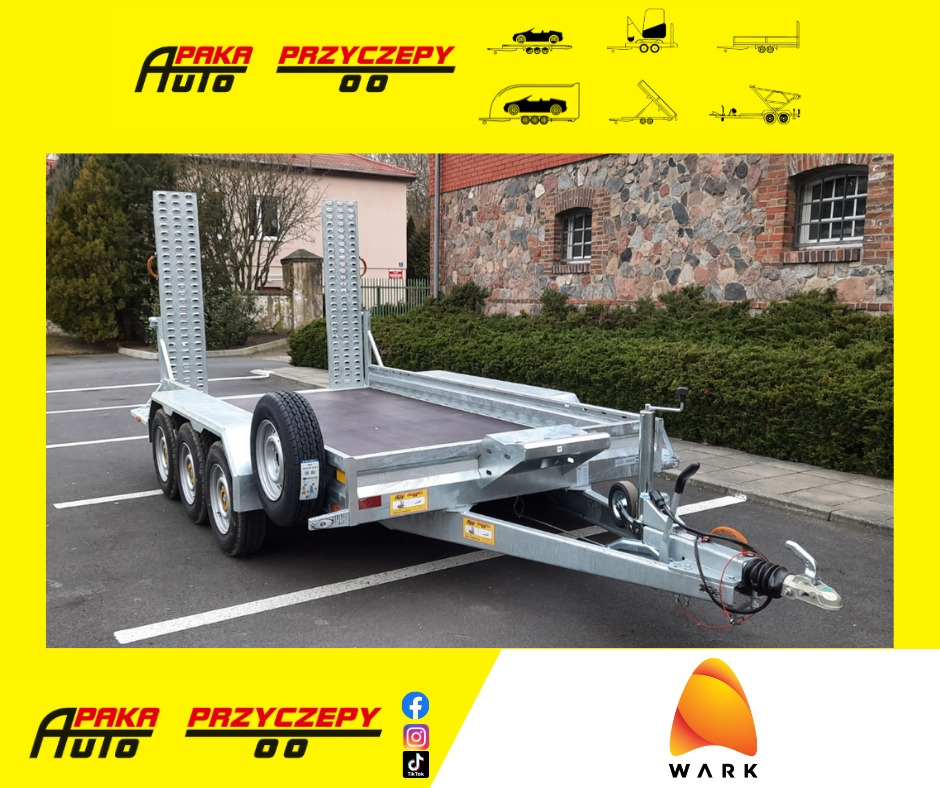 PRZYCZEPA LAWETA DO MINIKOPARKI KOPARKI 3 OSIE / MINI EXCAVATOR TRANSPORTER TRAILER 3 AXLES - Причіп для перевезення спецтехніки: фото 1 PRZYCZEPA LAWETA DO MINIKOPARKI KOPARKI 3 OSIE / MINI EXCAVATOR TRANSPORTER TRAILER 3 AXLES - Причіп для перевезення спецтехніки: фото 1