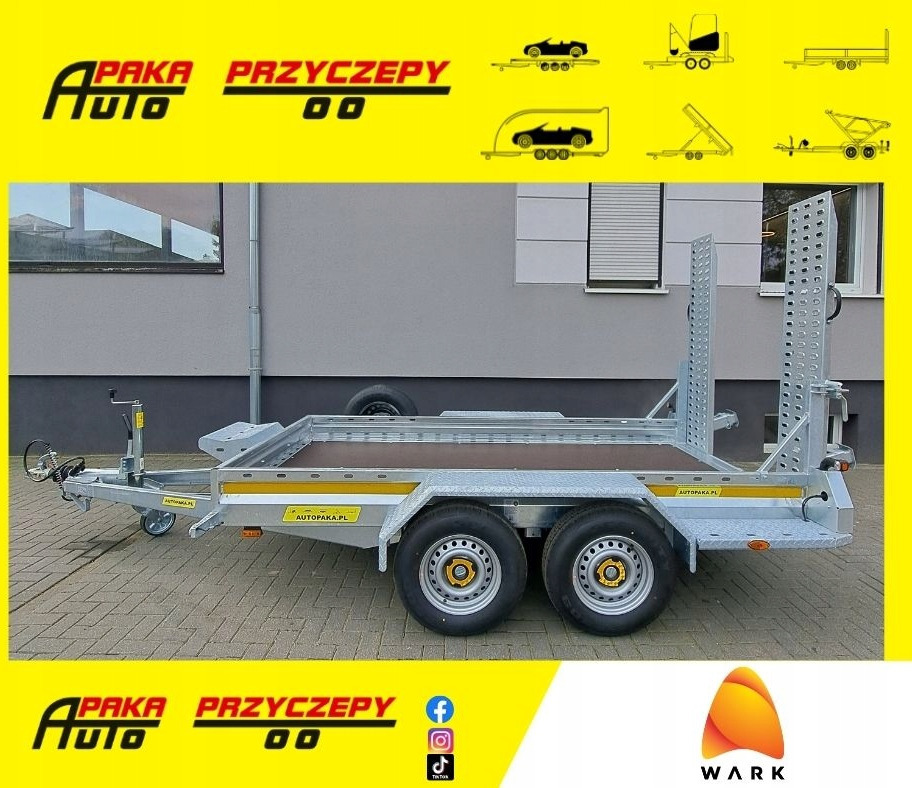PRZYCZEPA LAWETA DO MINIKOPARKI POD KOPARKĘ 315 x 150 cm, 2700KG / MINI EXCAVATOR TRANSPORTER TRAILER 2700KG - Причіп для перевезення спецтехніки: фото 1 PRZYCZEPA LAWETA DO MINIKOPARKI POD KOPARKĘ 315 x 150 cm, 2700KG / MINI EXCAVATOR TRANSPORTER TRAILER 2700KG - Причіп для перевезення спецтехніки: фото 1