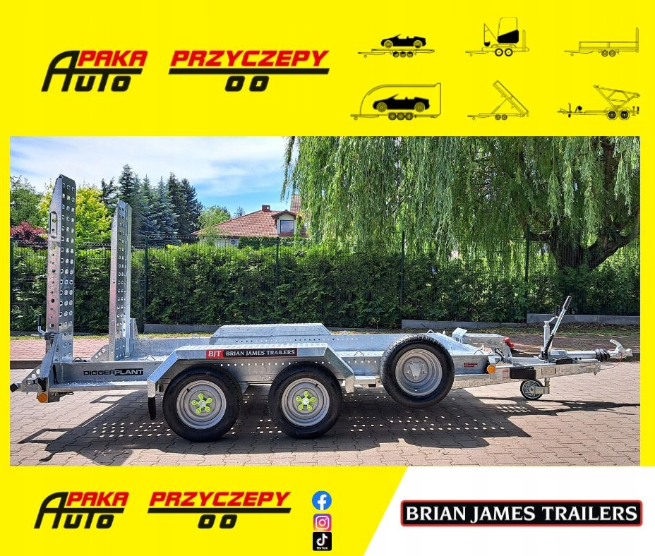 PRZYCZEPA LAWETA DO MINIKOPARKI PODNOŚNIKA 3500KG 3,20X1,70 / MINI EXCAVATOR LIFTING TRAILER 3500KG 3.20X1.70 - Причіп для перевезення спецтехніки: фото 1 PRZYCZEPA LAWETA DO MINIKOPARKI PODNOŚNIKA 3500KG 3,20X1,70 / MINI EXCAVATOR LIFTING TRAILER 3500KG 3.20X1.70 - Причіп для перевезення спецтехніки: фото 1