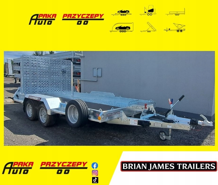 PRZYCZEPA Z RAMPĄ POD KOPARKĘ DO MINIKOPARKI 3500 / TRAILER WITH RAMPS FOR EXCAVATOR MINI EXCAVATOR 3500 - Причіп для перевезення спецтехніки: фото 1 PRZYCZEPA Z RAMPĄ POD KOPARKĘ DO MINIKOPARKI 3500 / TRAILER WITH RAMPS FOR EXCAVATOR MINI EXCAVATOR 3500 - Причіп для перевезення спецтехніки: фото 1