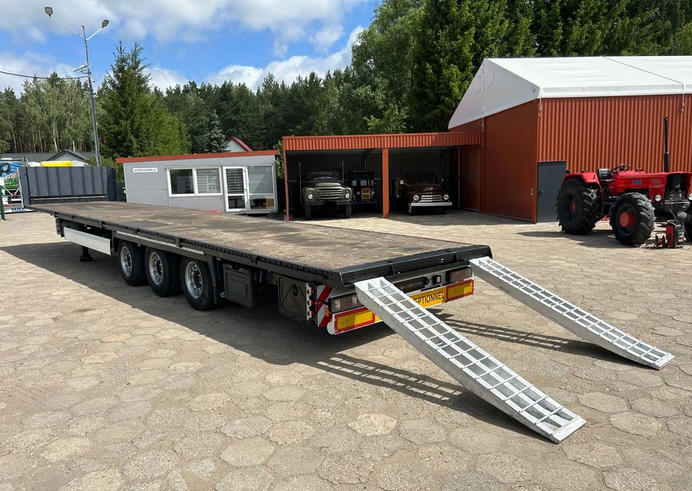 Krone PLATFORMA NISKOPODWOZIOWA z NAJAZDAMI / MEGA R 19.5 / OSIE SAF !! - Низькорамна платформа напівпричіп: фото 1 Krone PLATFORMA NISKOPODWOZIOWA z NAJAZDAMI / MEGA R 19.5 / OSIE SAF !! - Низькорамна платформа напівпричіп: фото 1