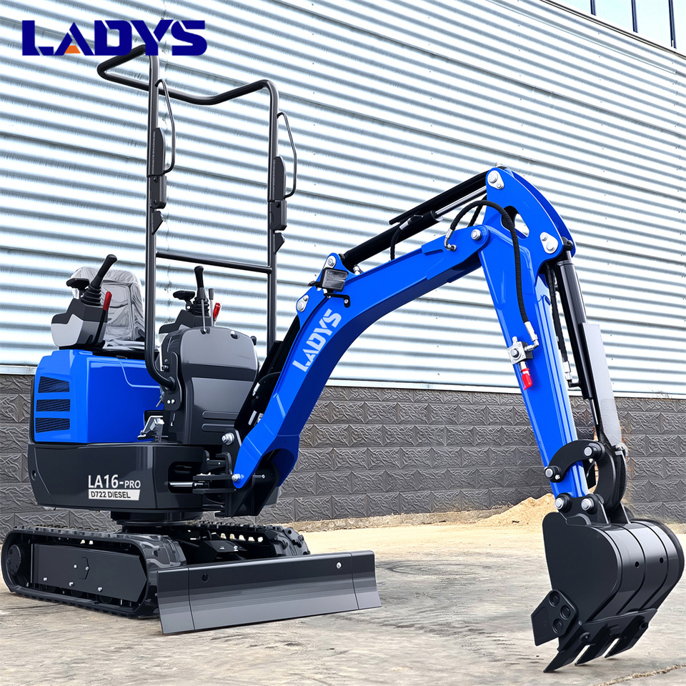 LADYS LA16Pro Mini Excavator Kubota Euro 5/Epa Engine Mini Excavator For Sale - Міні-екскаватор: фото 1 LADYS LA16Pro Mini Excavator Kubota Euro 5/Epa Engine Mini Excavator For Sale - Міні-екскаватор: фото 1