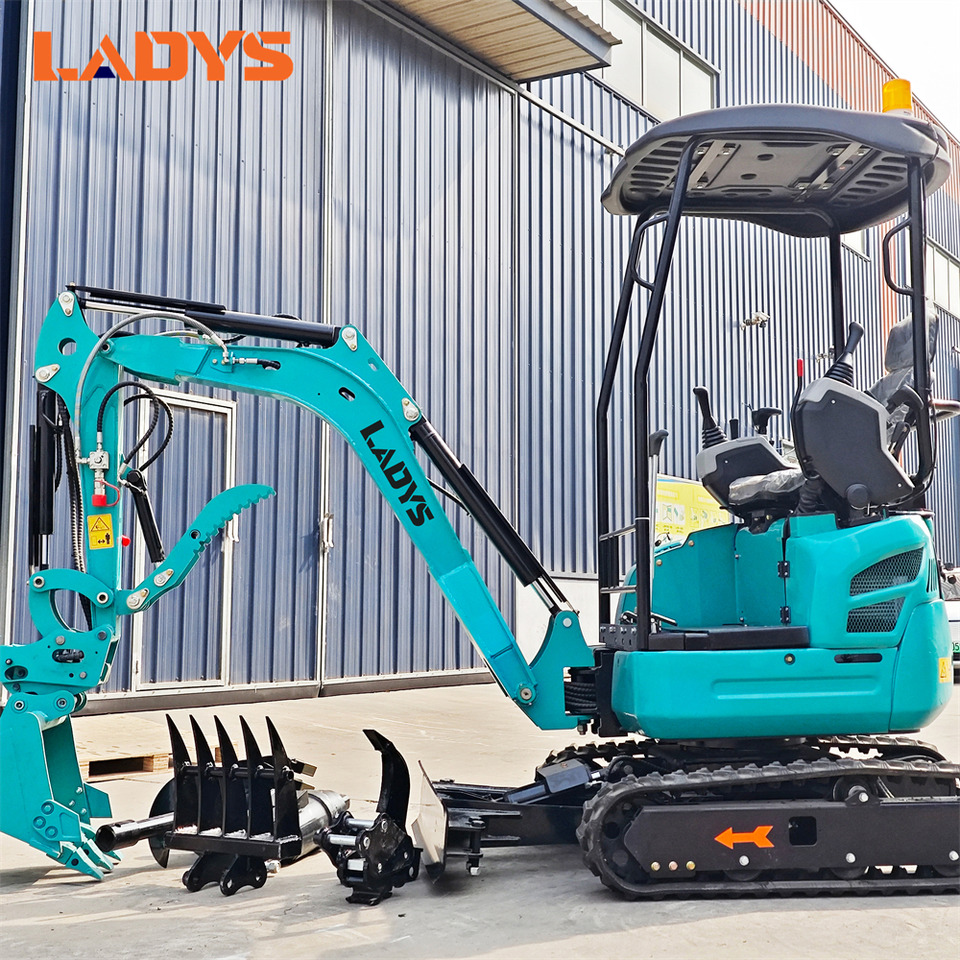 LADYS DY20T Mini Excavator Euro 5/Epa Engine Kubota Mini Excavator For Sale - Міні-екскаватор: фото 1 LADYS DY20T Mini Excavator Euro 5/Epa Engine Kubota Mini Excavator For Sale - Міні-екскаватор: фото 1
