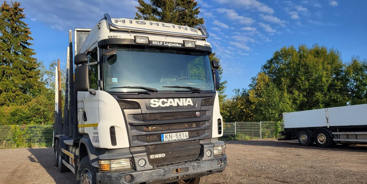 Scania G480 - Лісовоз, Вантажівка з маніпулятором: фото 3 Scania G480 - Лісовоз, Вантажівка з маніпулятором: фото 3