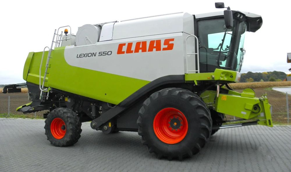 Claas Lexion 550 2005 Rok, heder V750, Najbogatsza Wersja, Nie Malowany, Stan Idealny - Зернозбиральний комбайн: фото 5 Claas Lexion 550 2005 Rok, heder V750, Najbogatsza Wersja, Nie Malowany, Stan Idealny - Зернозбиральний комбайн: фото 5