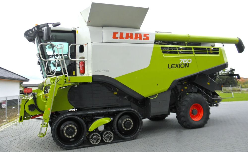 Claas Lexion 760 Terra Trac 2015 Rok, 1900 motgodzin, Heder V 930 2019 Rok, Najbogatsza Wersja, Nie Malowany, Stan Idealny - Зернозбиральний комбайн: фото 4 Claas Lexion 760 Terra Trac 2015 Rok, 1900 motgodzin, Heder V 930 2019 Rok, Najbogatsza Wersja, Nie Malowany, Stan Idealny - Зернозбиральний комбайн: фото 4
