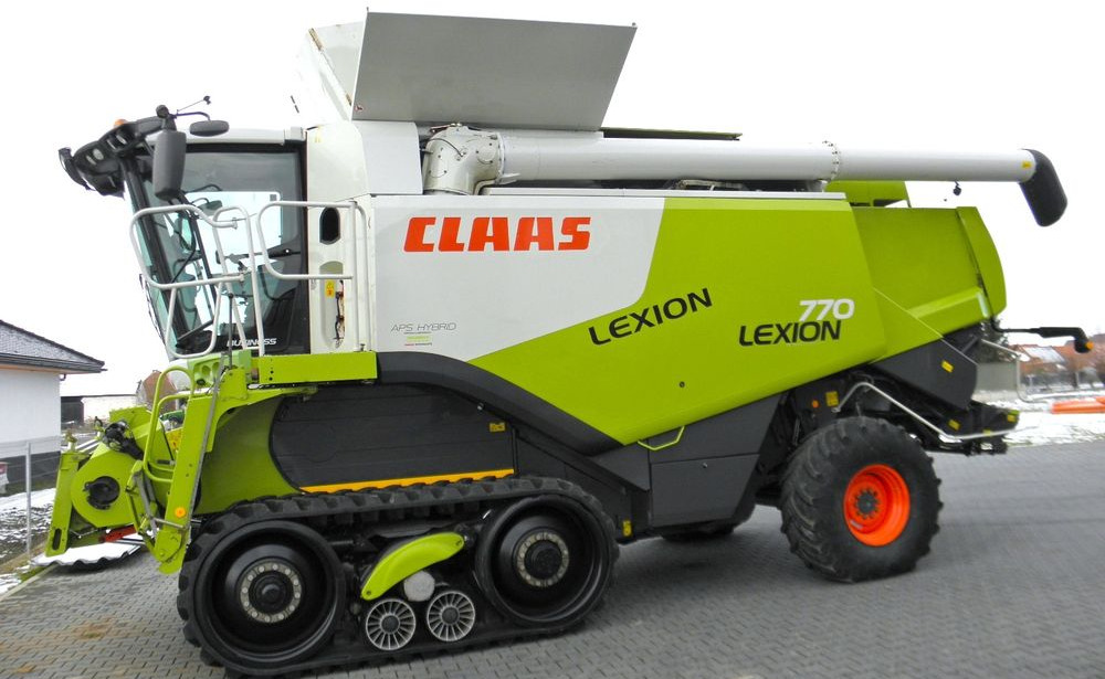 Claas Lexion 770 Terra Trac Heder V10,5, Najbogatsza Wersja, Nie Malowany, Stan Bardzo Dobry - Зернозбиральний комбайн: фото 1 Claas Lexion 770 Terra Trac Heder V10,5, Najbogatsza Wersja, Nie Malowany, Stan Bardzo Dobry - Зернозбиральний комбайн: фото 1