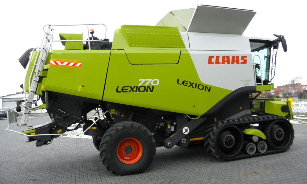 Claas Lexion 770 Terra Trac Heder V10,5, Najbogatsza Wersja, Nie Malowany, Stan Bardzo Dobry - Зернозбиральний комбайн: фото 4 Claas Lexion 770 Terra Trac Heder V10,5, Najbogatsza Wersja, Nie Malowany, Stan Bardzo Dobry - Зернозбиральний комбайн: фото 4