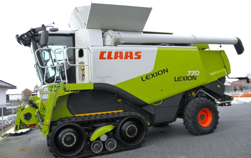 Claas Lexion 770 Terra Trac Heder V10,5, Najbogatsza Wersja, Nie Malowany, Stan Bardzo Dobry - Зернозбиральний комбайн: фото 5 Claas Lexion 770 Terra Trac Heder V10,5, Najbogatsza Wersja, Nie Malowany, Stan Bardzo Dobry - Зернозбиральний комбайн: фото 5