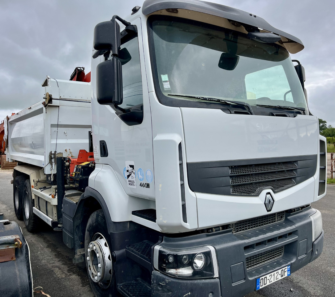 RENAULT Premium Lander 460dxi bibenne grue Palfinger pk16001 - Самоскид вантажівка, Вантажівка з маніпулятором: фото 1 RENAULT Premium Lander 460dxi bibenne grue Palfinger pk16001 - Самоскид вантажівка, Вантажівка з маніпулятором: фото 1