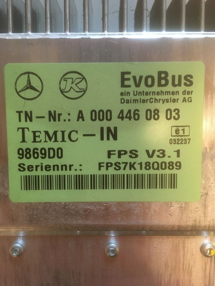 Mercedes-Benz Temic A0004460803 FPS 3.1 Steuergerät A 000 446 08 03 - Електрична система в категорії Автобуси: фото 2 Mercedes-Benz Temic A0004460803 FPS 3.1 Steuergerät A 000 446 08 03 - Електрична система в категорії Автобуси: фото 2
