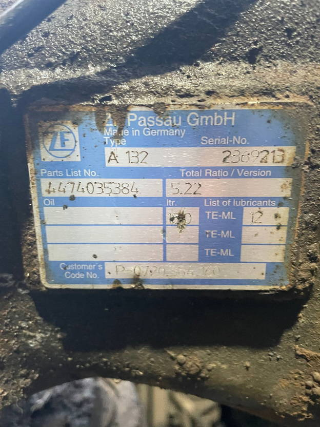 ZF Hinterachse Solaris LE A 132 Antriebsachse ZF 4474035384 - Задня вісь в категорії Автобуси: фото 1 ZF Hinterachse Solaris LE A 132 Antriebsachse ZF 4474035384 - Задня вісь в категорії Автобуси: фото 1