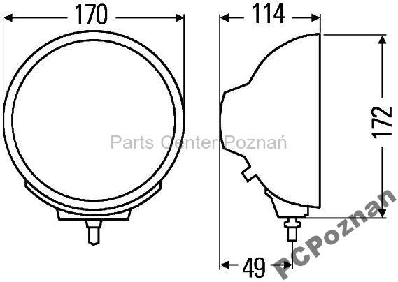 Hella HALOGEN LED HELLA LUMINATOR COMPACT CHROMIUM CELIS 1517076 - Передня фара: фото 2 Hella HALOGEN LED HELLA LUMINATOR COMPACT CHROMIUM CELIS 1517076 - Передня фара: фото 2