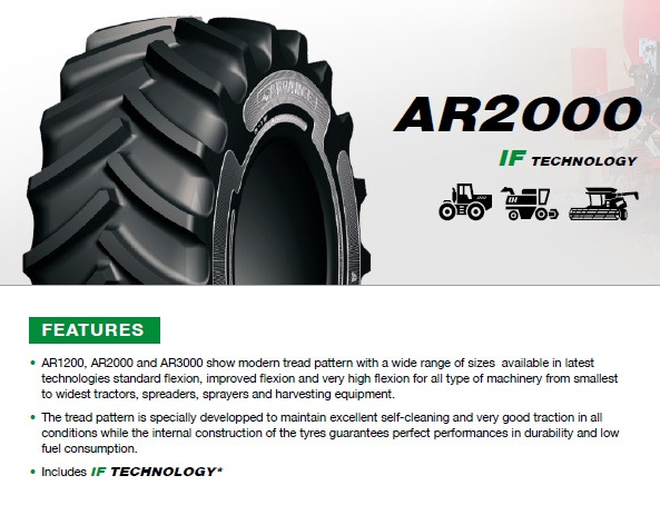 Advance AR2000 IF 1050/50R32 CFO for combine harvester and tractor. - Шина в категорії Зернозбиральні комбайни: фото 4 Advance AR2000 IF 1050/50R32 CFO for combine harvester and tractor. - Шина в категорії Зернозбиральні комбайни: фото 4
