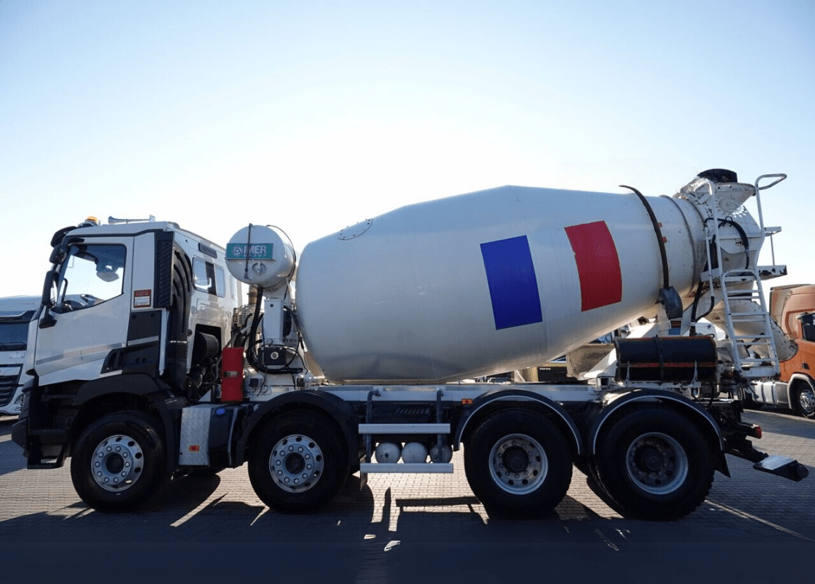 Renault C 430 8×4 Beton Mixer 9m3, TOP !!! - Автобетонозмішувач: фото 4 Renault C 430 8×4 Beton Mixer 9m3, TOP !!! - Автобетонозмішувач: фото 4