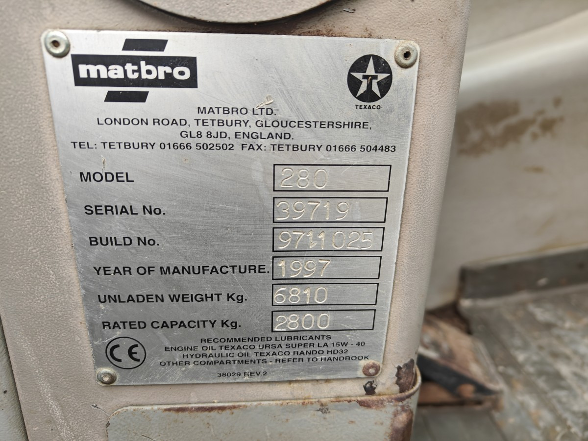 Навантажувач телескопічний MATBRO 280: фото 18
