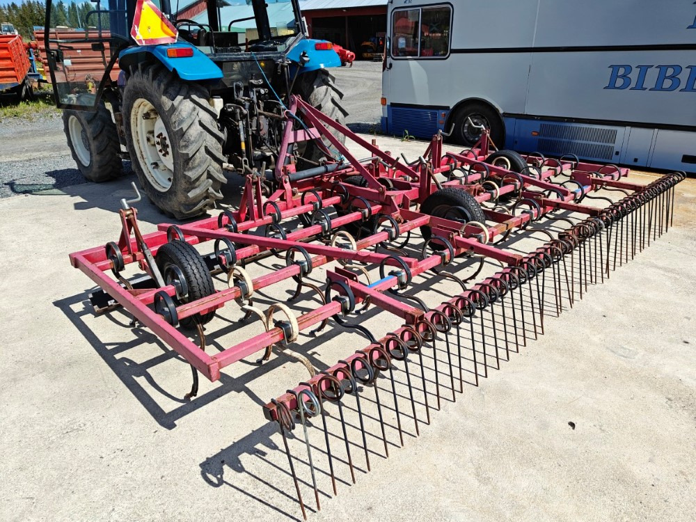 Пружинна борона VM 450 cm, hydraulisesti taittuva, etulana ja jälkihara, katso video!: фото 7