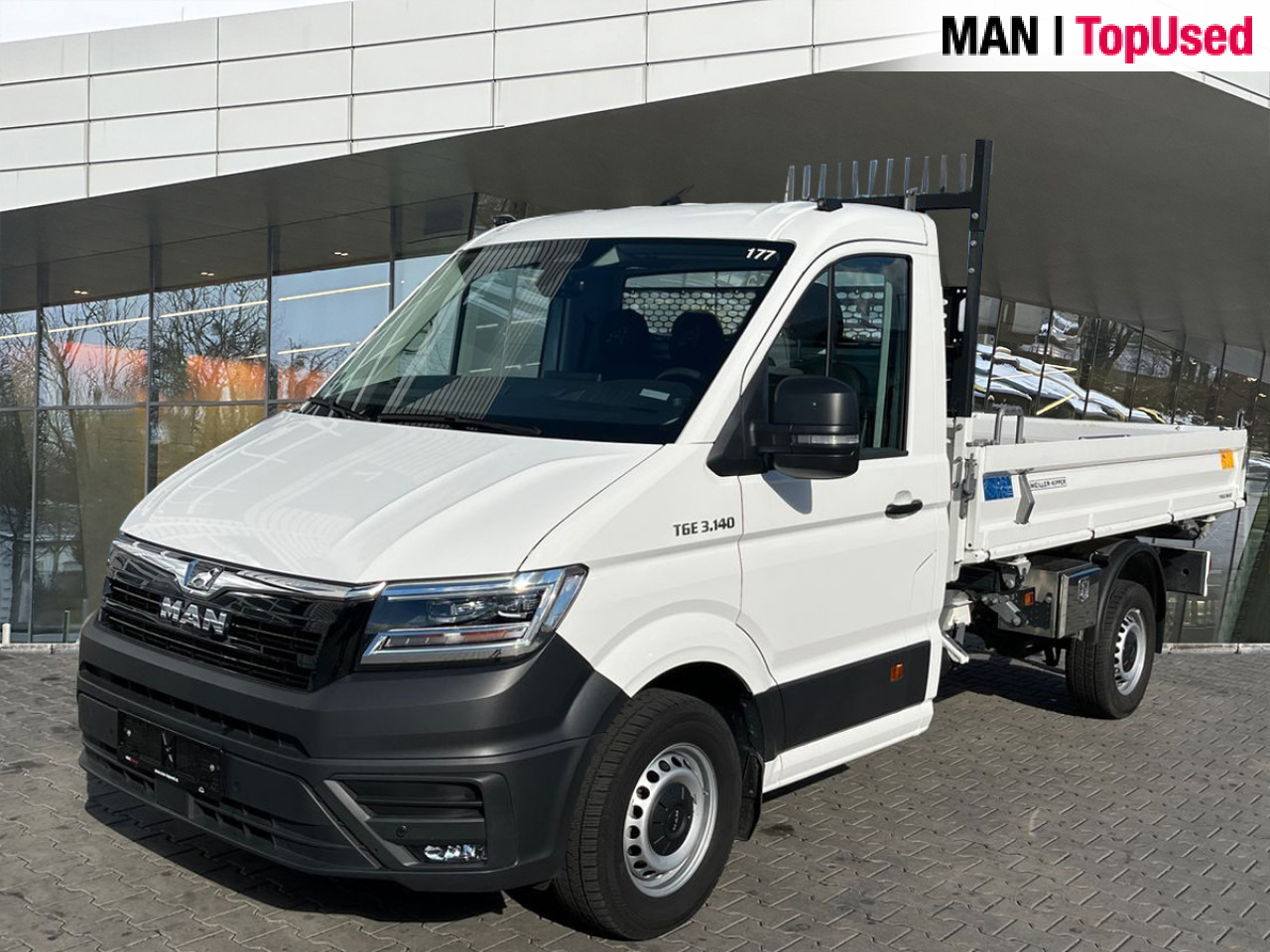 MAN TGE 3.140 4X2F SB kipper 3S Meiller Klima AHK ZV - Суцільнометалевий фургон: фото 1 MAN TGE 3.140 4X2F SB kipper 3S Meiller Klima AHK ZV - Суцільнометалевий фургон: фото 1