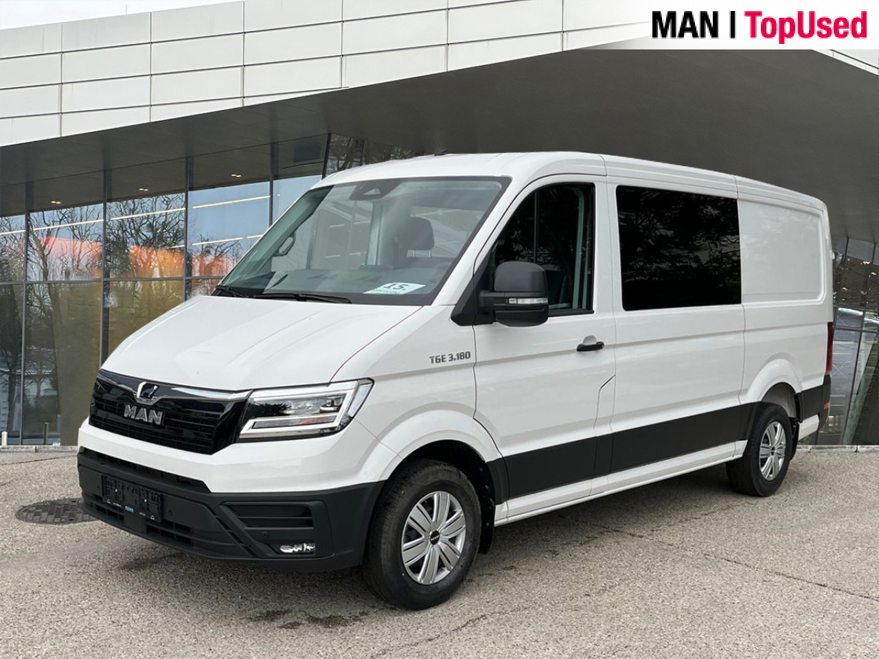 MAN TGE 3.180 4X2F SB - Суцільнометалевий фургон, Вантажопасажирський фургон: фото 1 MAN TGE 3.180 4X2F SB - Суцільнометалевий фургон, Вантажопасажирський фургон: фото 1