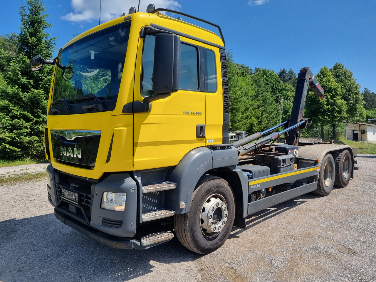 MAN TGS 33.480 6x4 ABROLLKIPPER HIAB Multilift 18 T - Гаковий мультиліфт вантажівка: фото 1 MAN TGS 33.480 6x4 ABROLLKIPPER HIAB Multilift 18 T - Гаковий мультиліфт вантажівка: фото 1