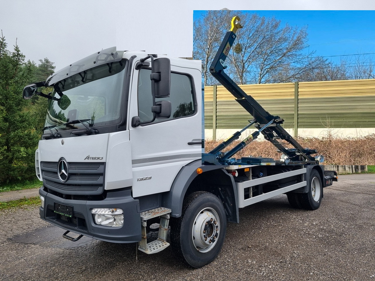 MERCEDES-BENZ ATEGO 1323 4x4 ABROLKIPPER - Гаковий мультиліфт вантажівка: фото 1 MERCEDES-BENZ ATEGO 1323 4x4 ABROLKIPPER - Гаковий мультиліфт вантажівка: фото 1