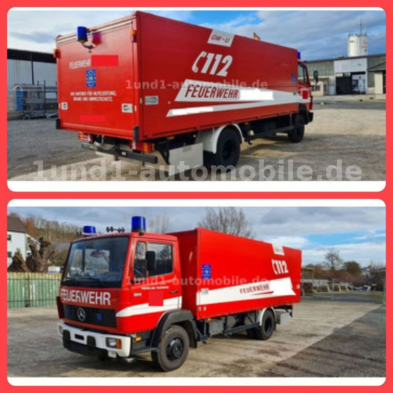 Mercedes-Benz 814 Feuerwehr GWG Edelstahl nur orig. 16.200km 814 Feuerwehr GWG Edelstahl nur orig. 16.200km - Пожежна машина: фото 1 Mercedes-Benz 814 Feuerwehr GWG Edelstahl nur orig. 16.200km 814 Feuerwehr GWG Edelstahl nur orig. 16.200km - Пожежна машина: фото 1