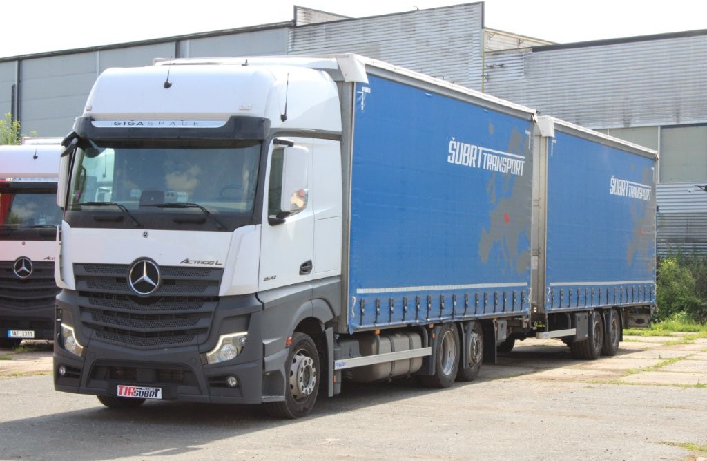 Mercedes-Benz Actros 2542 NAVIGACE + PANAV TVK 18 M (8,20m x 2,4 - Тентована вантажівка, Тентований причіп: фото 4 Mercedes-Benz Actros 2542 NAVIGACE + PANAV TVK 18 M (8,20m x 2,4 - Тентована вантажівка, Тентований причіп: фото 4