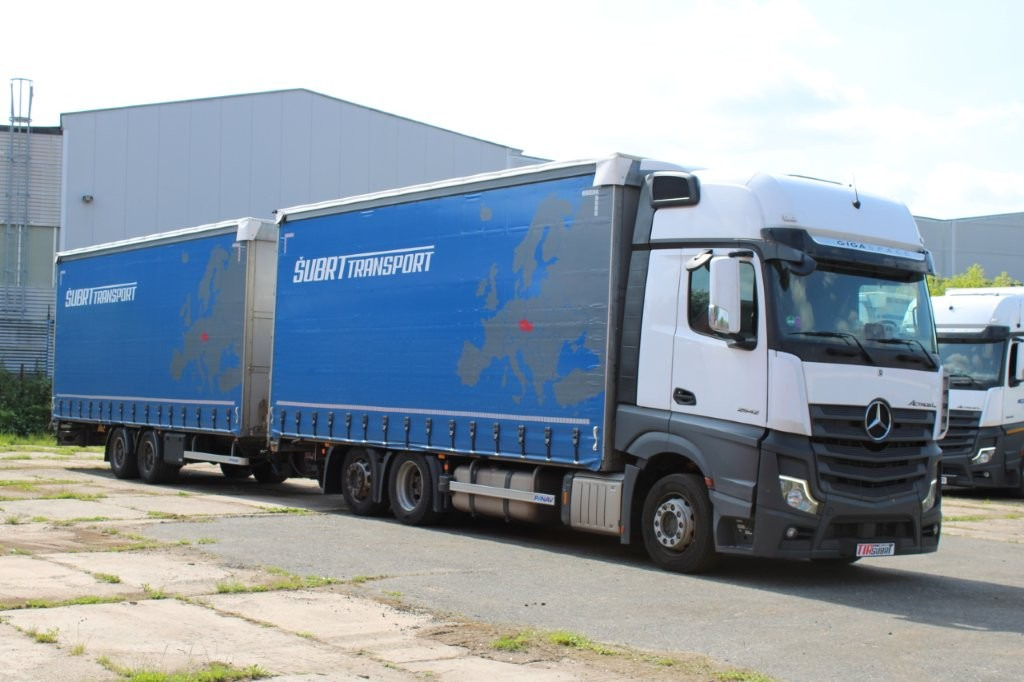 Mercedes-Benz Actros 2542 NAVIGACE + PANAV TVK 18 M (8,20m x 2,4 - Тентована вантажівка, Тентований причіп: фото 2 Mercedes-Benz Actros 2542 NAVIGACE + PANAV TVK 18 M (8,20m x 2,4 - Тентована вантажівка, Тентований причіп: фото 2