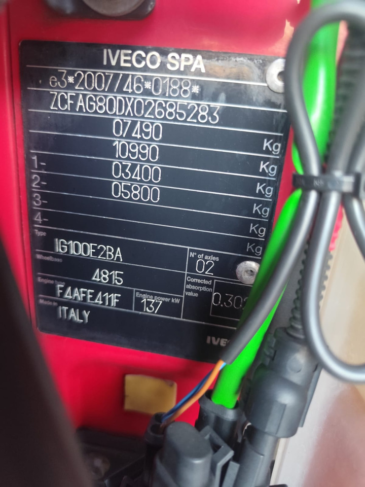 IVECO EUROCARGO 80-190 - Вантажівка шасі: фото 2 IVECO EUROCARGO 80-190 - Вантажівка шасі: фото 2