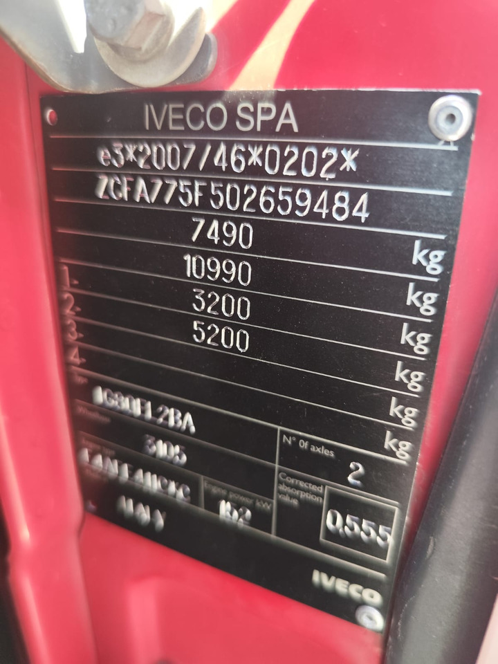 IVECO EUROCARGO 80-190 - Вантажівка шасі: фото 2 IVECO EUROCARGO 80-190 - Вантажівка шасі: фото 2