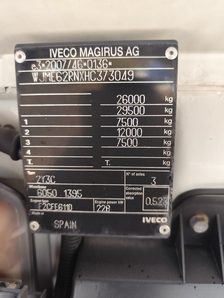 IVECO STRALIS AD 260S31 XP - Вантажівка з маніпулятором: фото 5 IVECO STRALIS AD 260S31 XP - Вантажівка з маніпулятором: фото 5