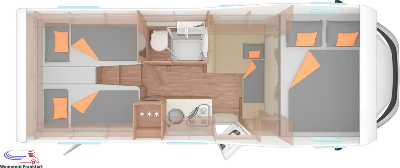 Wohnmobil Weinsberg CaraHome 650 MEG - Альковний автобудинок: фото 4 Wohnmobil Weinsberg CaraHome 650 MEG - Альковний автобудинок: фото 4