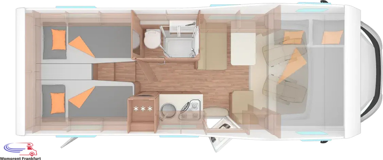 Wohnmobil Weinsberg CaraHome 650 MEG - Альковний автобудинок: фото 3 Wohnmobil Weinsberg CaraHome 650 MEG - Альковний автобудинок: фото 3