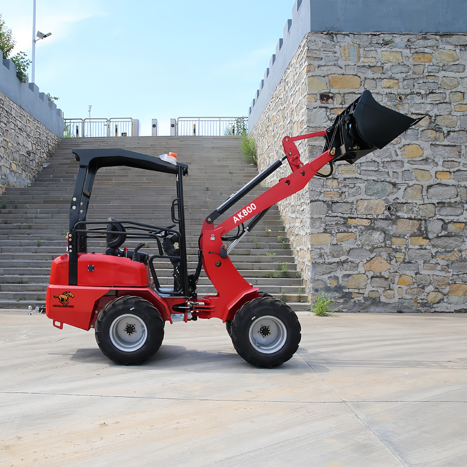 NEW WHEEL LOADER MEGALOAD AK800 Free Shipping Mini Loader Articulated Electric/D AK800 - Колісний навантажувач: фото 4 NEW WHEEL LOADER MEGALOAD AK800 Free Shipping Mini Loader Articulated Electric/D AK800 - Колісний навантажувач: фото 4