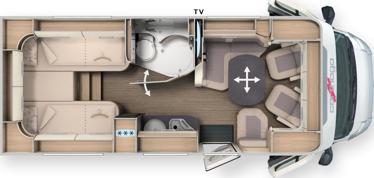 Carthago C1-tourer T 143 KB LE comfort 2025 *MB*LED*2xTV* - Напівінтегрований автобудинок: фото 2 Carthago C1-tourer T 143 KB LE comfort 2025 *MB*LED*2xTV* - Напівінтегрований автобудинок: фото 2