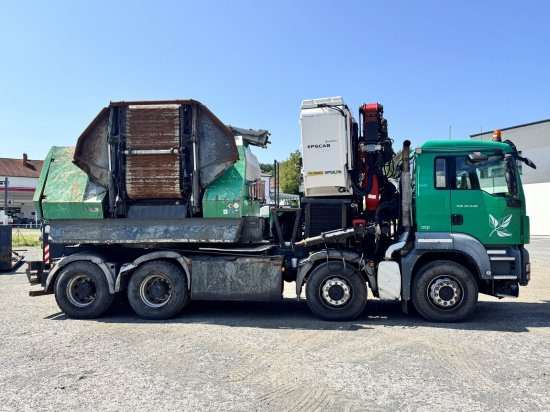 MAN TGS 35.540 8x4 mit Komptech-Zusatzeinheit - Вантажівка, Дробарка для лісництва: фото 4 MAN TGS 35.540 8x4 mit Komptech-Zusatzeinheit - Вантажівка, Дробарка для лісництва: фото 4