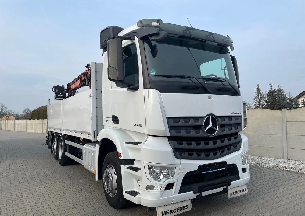 Mercedes-Benz Arocs 2545, HDS ATLAS 186.3 - PILOT - Бортова вантажівка/ Платформа, Вантажівка з маніпулятором: фото 3 Mercedes-Benz Arocs 2545, HDS ATLAS 186.3 - PILOT - Бортова вантажівка/ Платформа, Вантажівка з маніпулятором: фото 3