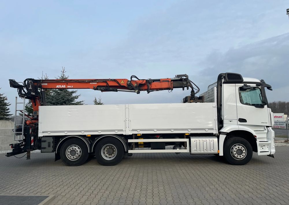 Mercedes-Benz Arocs 2545, HDS ATLAS 186.3 - PILOT - Вантажівка з маніпулятором, Бортова вантажівка/ Платформа: фото 5 Mercedes-Benz Arocs 2545, HDS ATLAS 186.3 - PILOT - Вантажівка з маніпулятором, Бортова вантажівка/ Платформа: фото 5