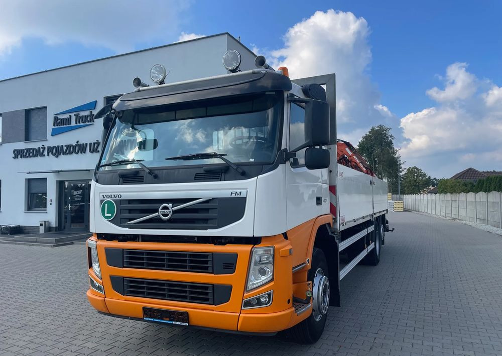 Volvo FM410 EURO 5, HDS ATLAS 165.2E-A2 RADIO STEROWANY, ZABUDOWA 7,1 m! - Бортова вантажівка/ Платформа, Вантажівка з маніпулятором: фото 1 Volvo FM410 EURO 5, HDS ATLAS 165.2E-A2 RADIO STEROWANY, ZABUDOWA 7,1 m! - Бортова вантажівка/ Платформа, Вантажівка з маніпулятором: фото 1
