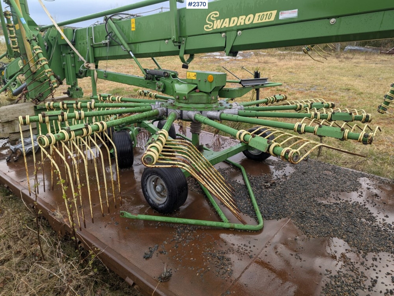 Rotary Rake Krone Swadro 1010 - Техніка для сінозаготівлі: фото 5 Rotary Rake Krone Swadro 1010 - Техніка для сінозаготівлі: фото 5