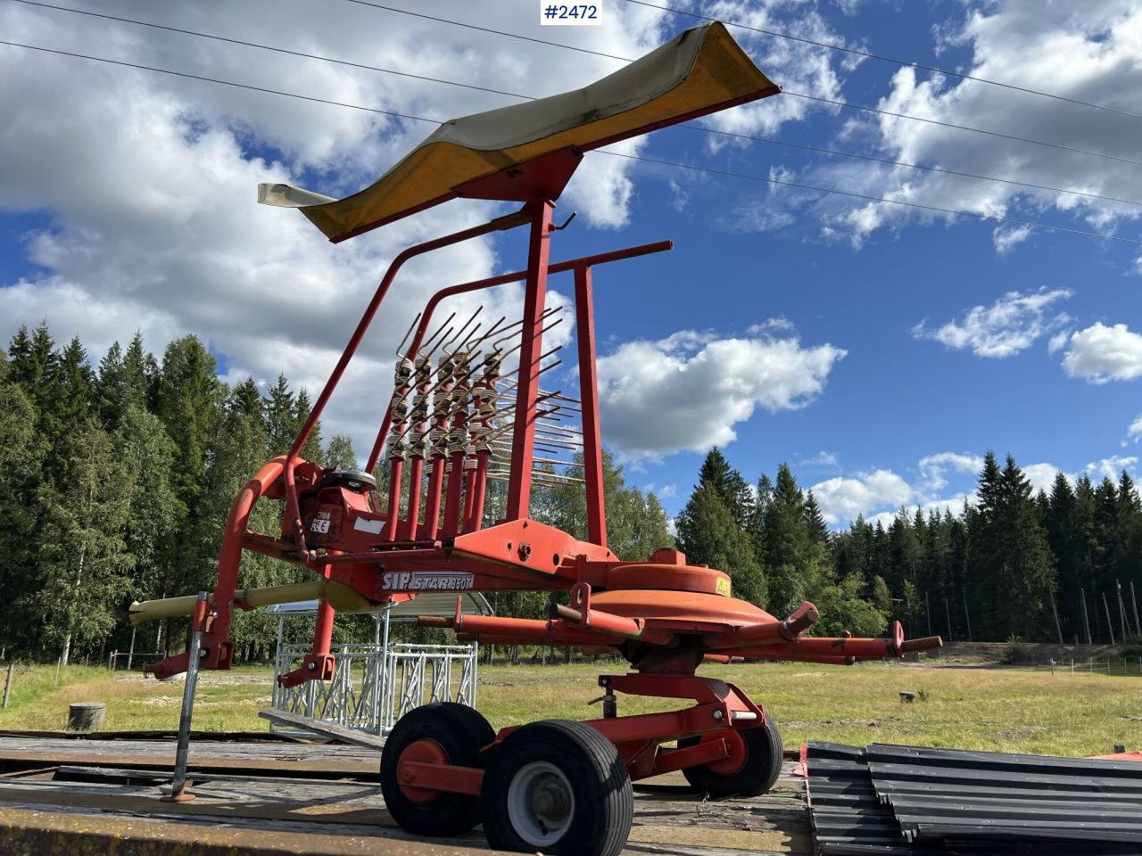 Rotary Rake SIP Star 350T - Техніка для сінозаготівлі: фото 4 Rotary Rake SIP Star 350T - Техніка для сінозаготівлі: фото 4