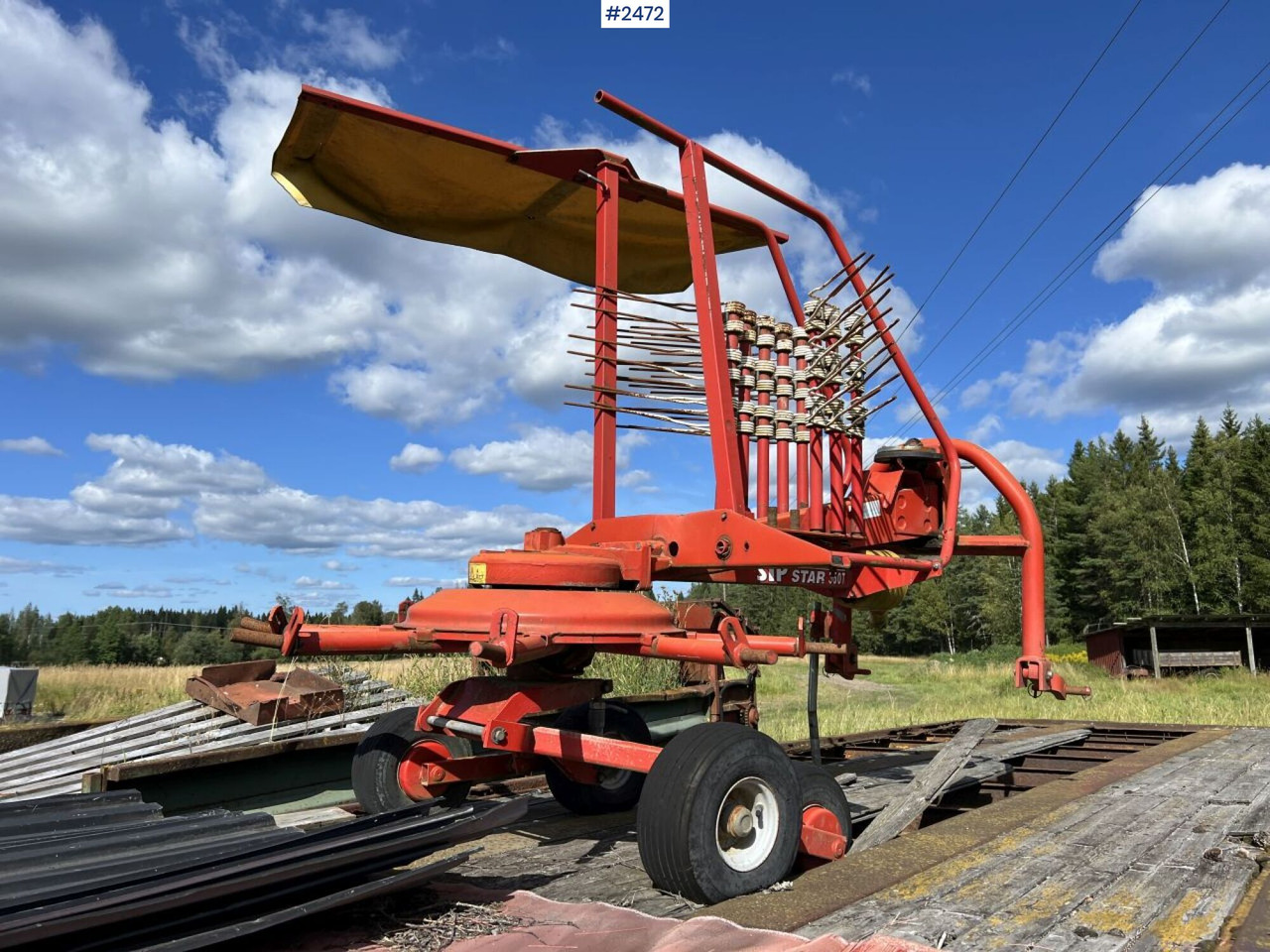 Rotary Rake SIP Star 350T - Техніка для сінозаготівлі: фото 1 Rotary Rake SIP Star 350T - Техніка для сінозаготівлі: фото 1